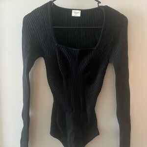 Abercrombie black body suit